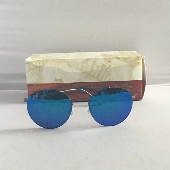MAUI JIM LITTLE MAKS TITANIUM POLARIZED . - Picture 1 of 8